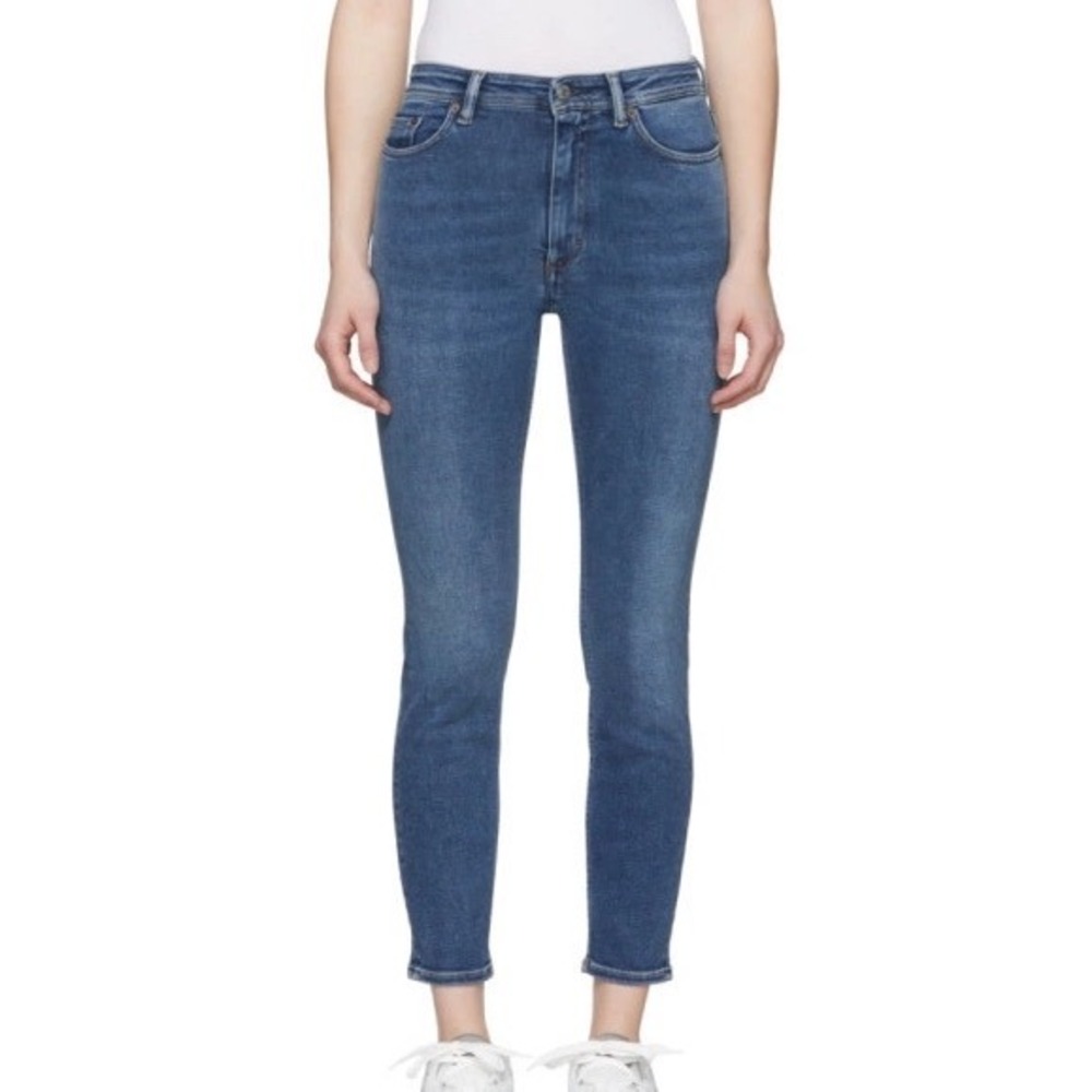 Acne Studios Bla Konst Peg Mid Blue Denim‎ Jeans Tag 29 actual 26/28 Italy